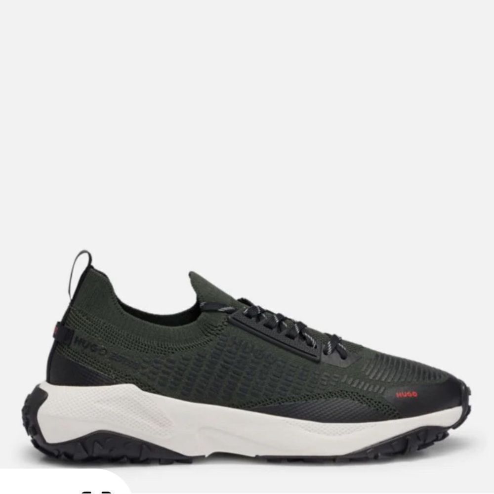 Sock Trainers With Chunky Sole And Statement Branding